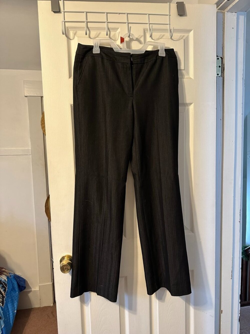 Jones New York Suit Separates Dark Gray Women's Lined Dress Pants.  Size 8.